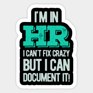 Human Resources Gifts Funny Sticker